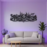 Endless Wanderlust Path Metal Wall Art | Modern Abstract Metal Decor