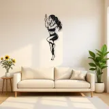 Eagle Pose Balance Metal Wall Art | Movement Silhouette Decor