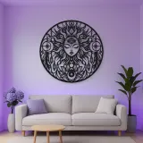 Third Eye Sun Metal Wall Art | Spiritual Boho Metal Decor