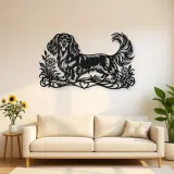 Dachshund Long Line Metal Wall Art | Pet Lover Silhouette Decor