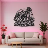 Boxer Strong Profile Metal Wall Art | Pet Lover Silhouette Decor