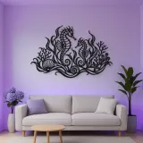 Seahorse Garden Metal Wall Art | Coastal and Nautical Wall Decor