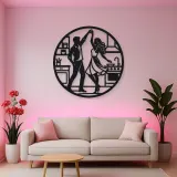 Dancing in Kitchen Metal Wall Art | Cozy Home Metal Decor