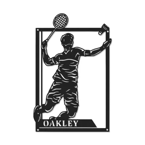 Cartel de metal personalizado con luz LED de jugador de tenis, regalo personalizado para entusiastas del tenis, decoración de sala de juegos