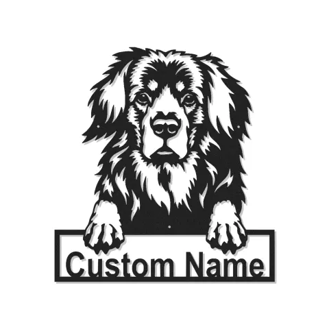 Personalisierte Berner Sennenhund LED Licht Metall-Wandkunst Geschenk für Hundeliebhaber Wohnzimmer Haustier Dekor