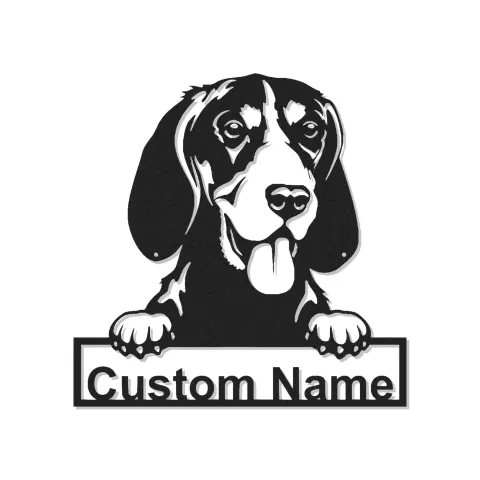 Custom Beagle Led Light Metal Wall Art Personalized Dog Lover Gift Living Room Pet Decor 3