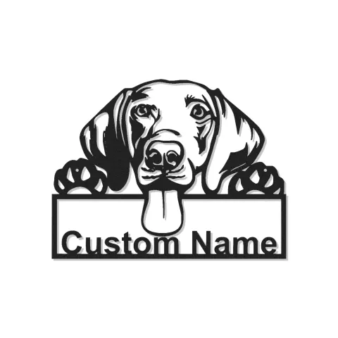 Custom Dog Led Light Metal Wall Art Personalized Pet Lover Gift Living Room or Entryway Decor 2