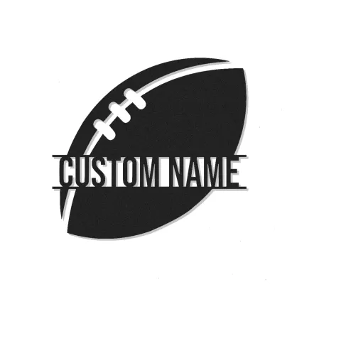Individuelle Fußball LED-Leuchte | Personalisierte Metall-Wandkunst | Spielzimmer Dekoration & Geschenk für Sportfans | Jugendzimmer Licht