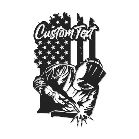 Cartel de metal LED personalizado para entusiastas de la soldadura, regalo para decoraciones de garaje o taller