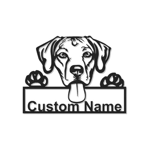 Custom Dog Led Light Metal Wall Art Personalized Pet Lover Gift Living Room or Entryway Decor 1