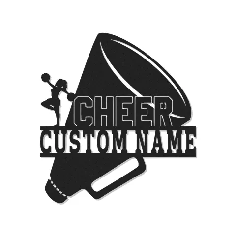 Cartel de metal LED personalizado para animadoras, regalo de animación para adolescentes, decoración deportiva para habitaciones