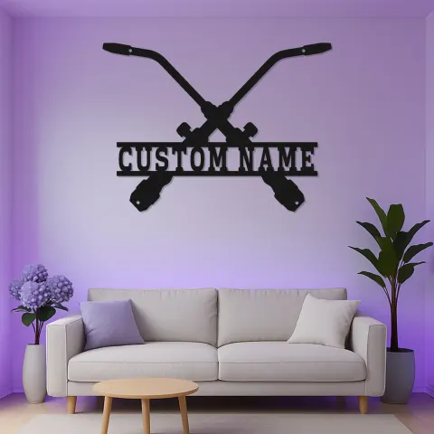 Personalisierte Motocross Metallschild | LED Dirtbike Wandkunst | Individuelle Fahrername Dekor | MX Garage Geschenk alternative Ansicht