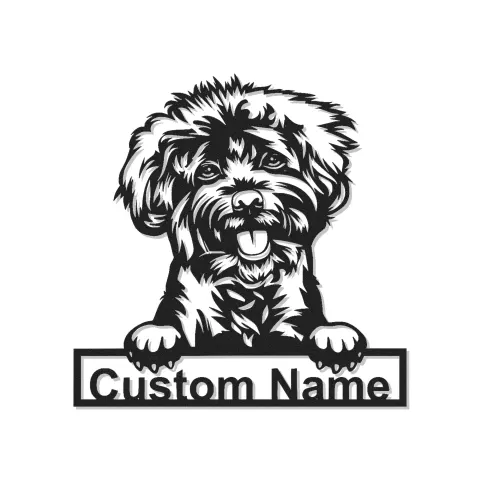 Custom Shih Tzu Led Light Metal Wall Art Personalized Dog Lover Gift Living Room Pet Decor 3