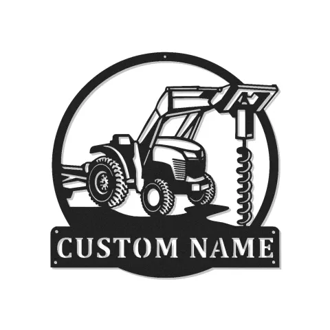 Custom Tractor Led Light Metal Wall Art Personalized Farmer Gift Garage or Barn Decor for Agriculture Enthusiasts