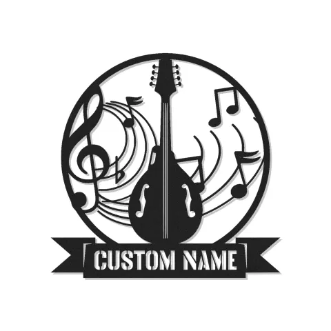 Individuelles LED-Gitarrenschild | Personalisierte Metall-Wandkunst für Musikzimmer | Musikername-Schild mit Lichtern