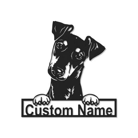 Cartel de metal LED personalizado para perros, regalo para amantes de mascotas, decoración para salones de padres de perros