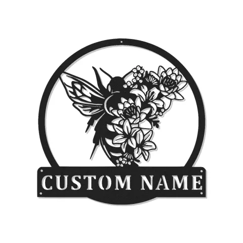 Personalisierte Kolibri und Blumen LED-Licht Metall-Wandkunst Geschenk für Naturliebhaber