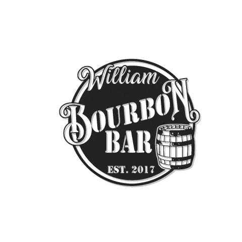 Personalisierte Bourbon Bar LED Licht Metall Wandkunst für Heimbar
