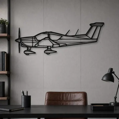 Vue alternative de Silhouette de l'avion R3000-160 en métal, décoration murale en métal, décoration aéronautique, décoration d'aviateur