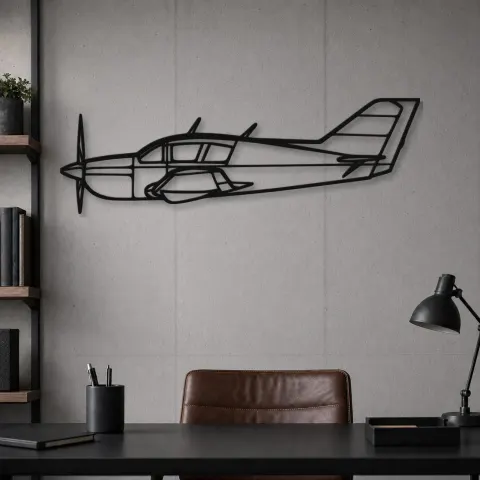 Vue alternative de Silhouette en métal du Viking 17-31A, Décoration murale en métal, Décor aéronautique, Décorateur aviateur