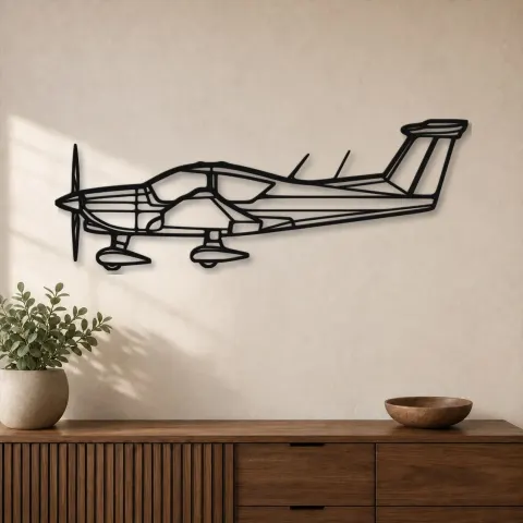 Silhouette de l'avion R3000-160 en métal, décoration murale en métal, décoration aéronautique, décoration d'aviateur