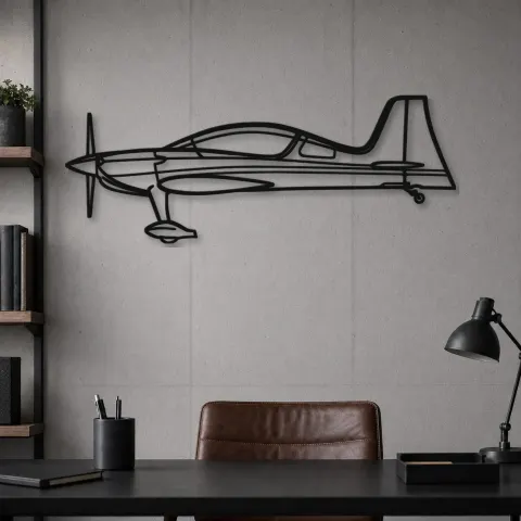 Vue alternative de Silhouette en métal d'avion Gamebird GB1, décoration murale en métal, décoration aéronautique, décoration d'aviation