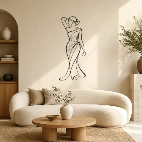 Décoration murale en métal Modern Venus Fashion | Décor de Figure Classique