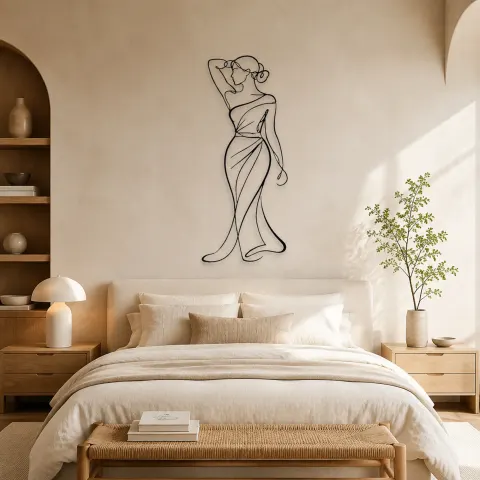 Vue alternative de Décoration murale en métal Modern Venus Fashion | Décor de Figure Classique