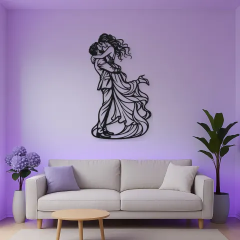 Newlywed Lift Metal Wall Art | Romantic Couple Decor alternative Ansicht