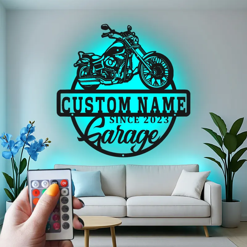 Personalized Vintage Garage Decor