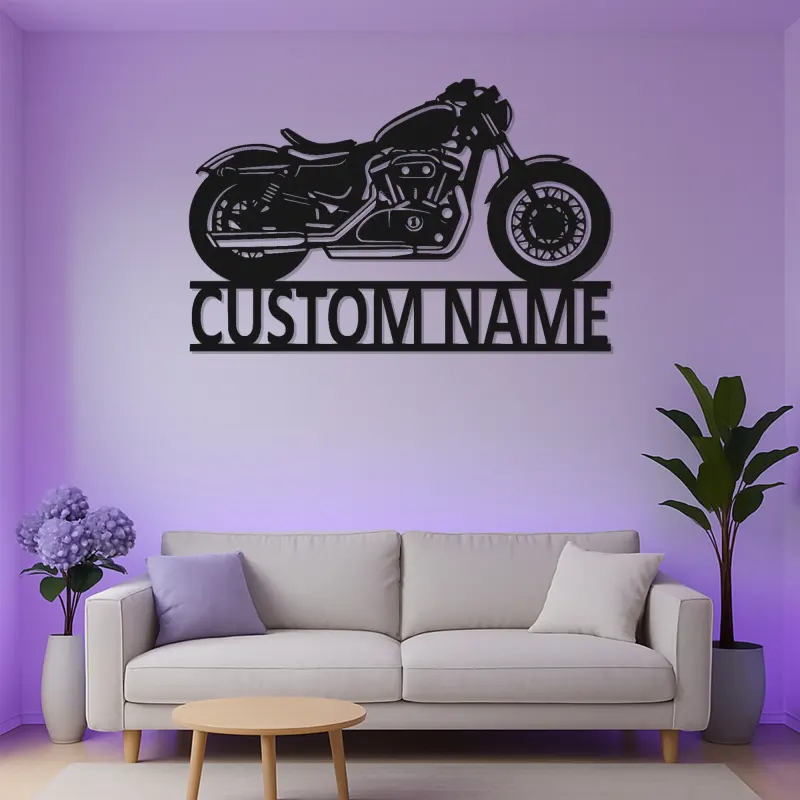 Personalized Biker Garage Sign
