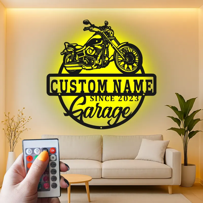 Personalized Vintage Garage Decor