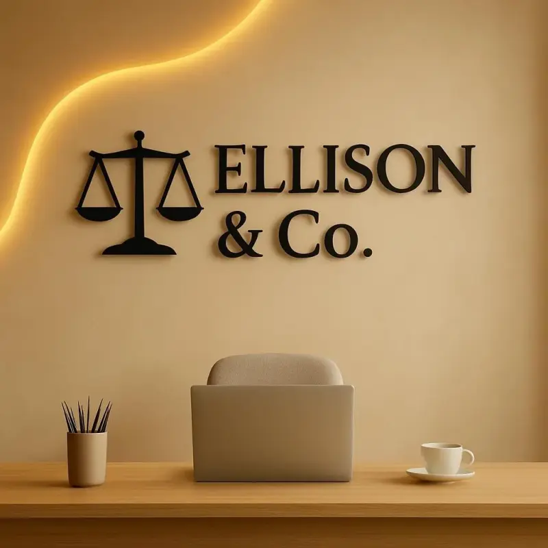 Cartel de Logo Empresarial 3D Personalizado | Arte de Pared de Acrílico o Metal para Recepción | Branding Moderno para Salones y Oficinas