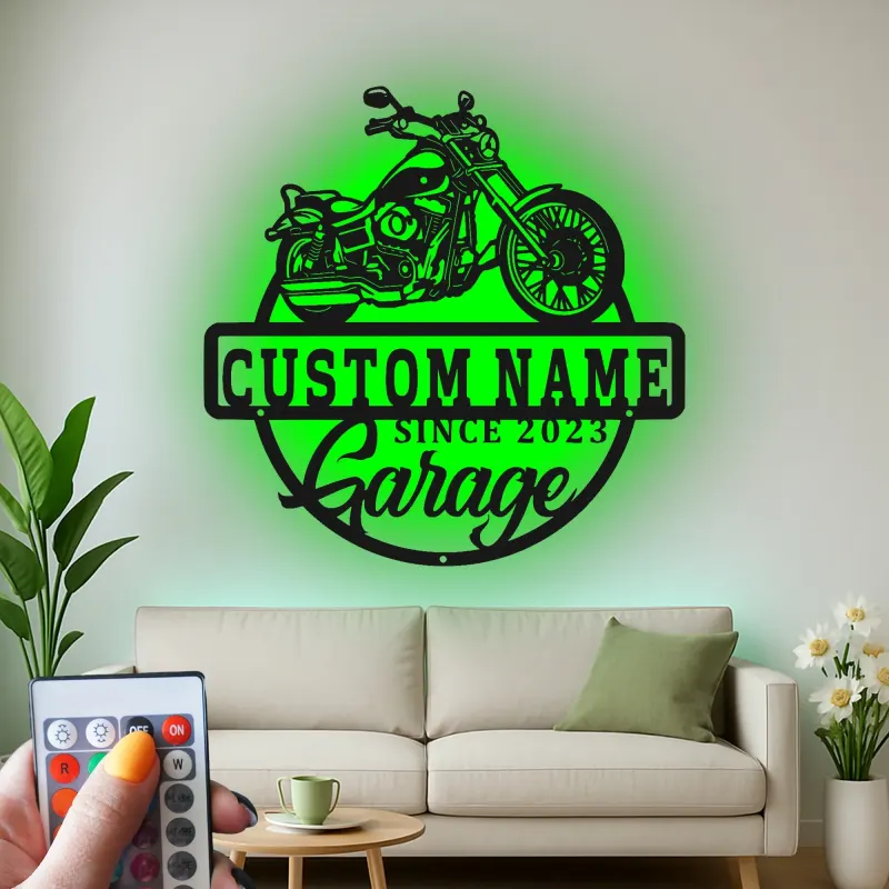 Personalized Vintage Garage Decor