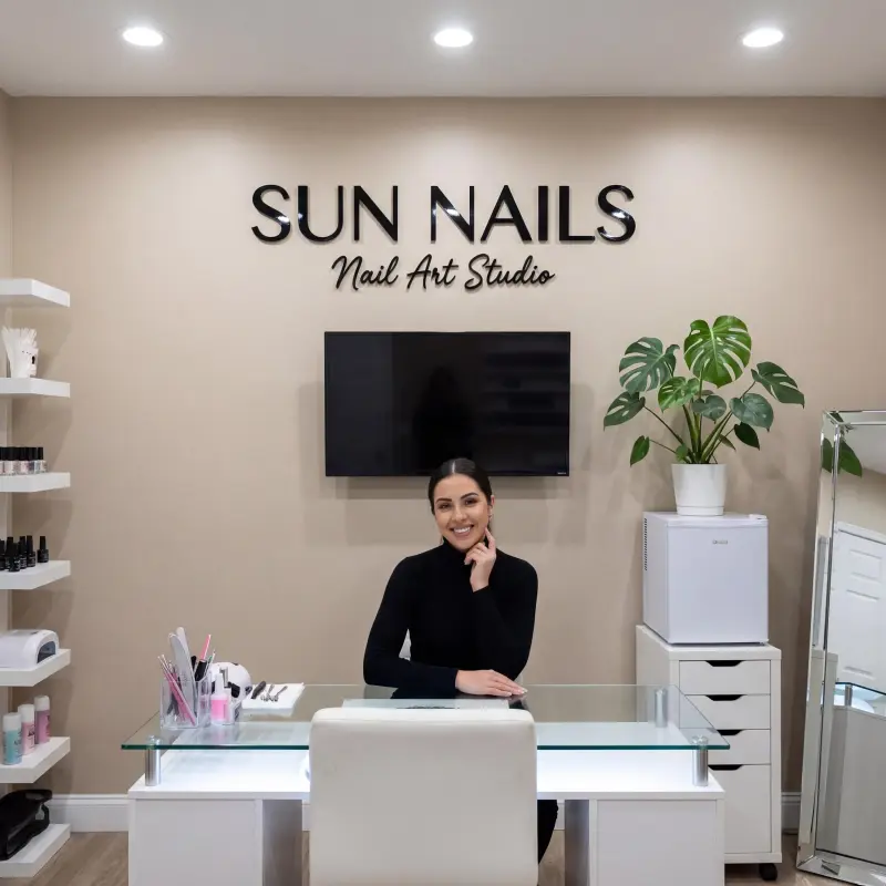 Custom Gold Mirror Business Sign | 3D Acrylic Logo for Wall | Salon & Office Decor | Luxury Branding