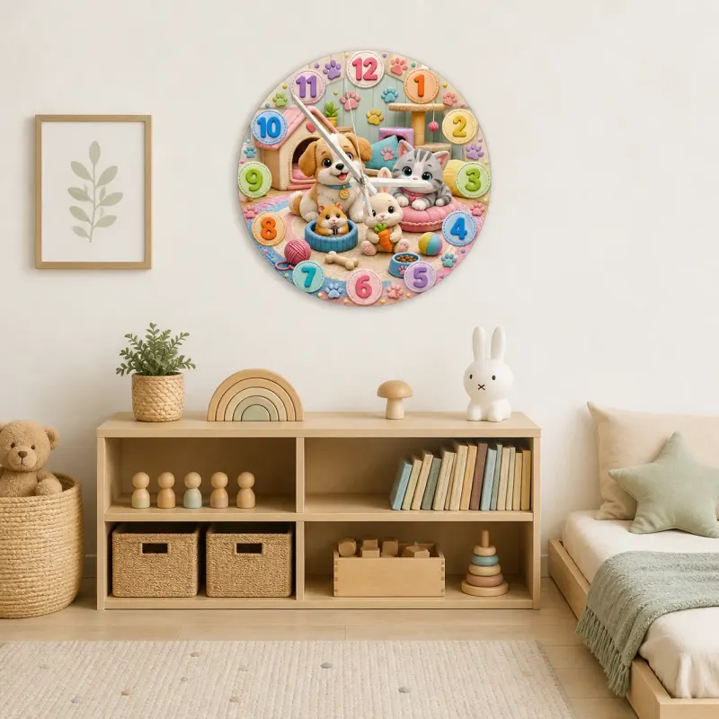 Pastel Pet Animal Nursery Wall Decor