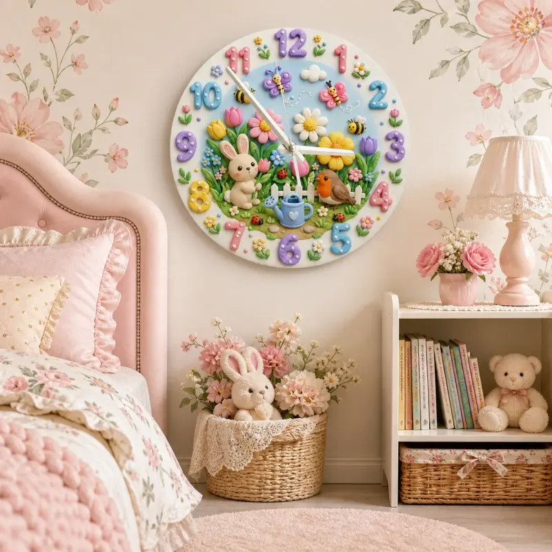 Pastel Floral Woodland Nursery Decor