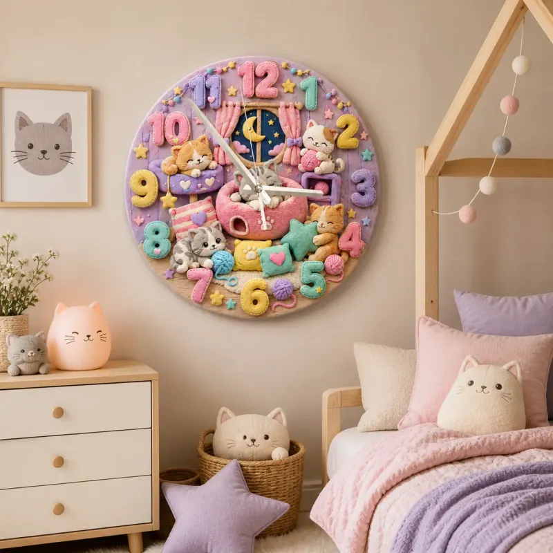 Cute Baby Girl Bedroom Wall Art Gift