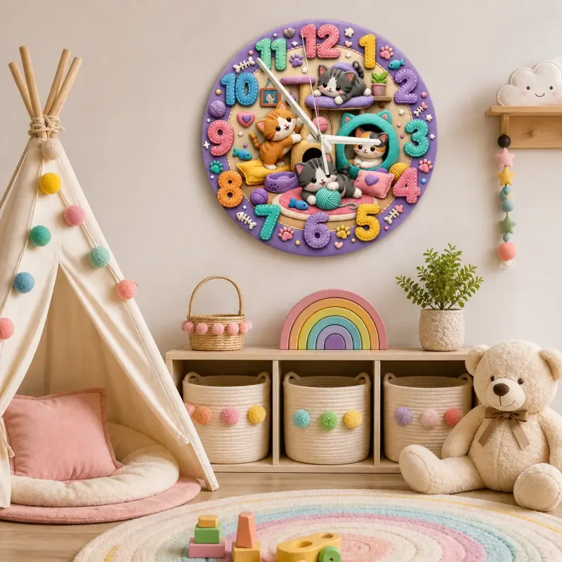 Cute Bedroom Wall Art Baby Girl or Boy Gift