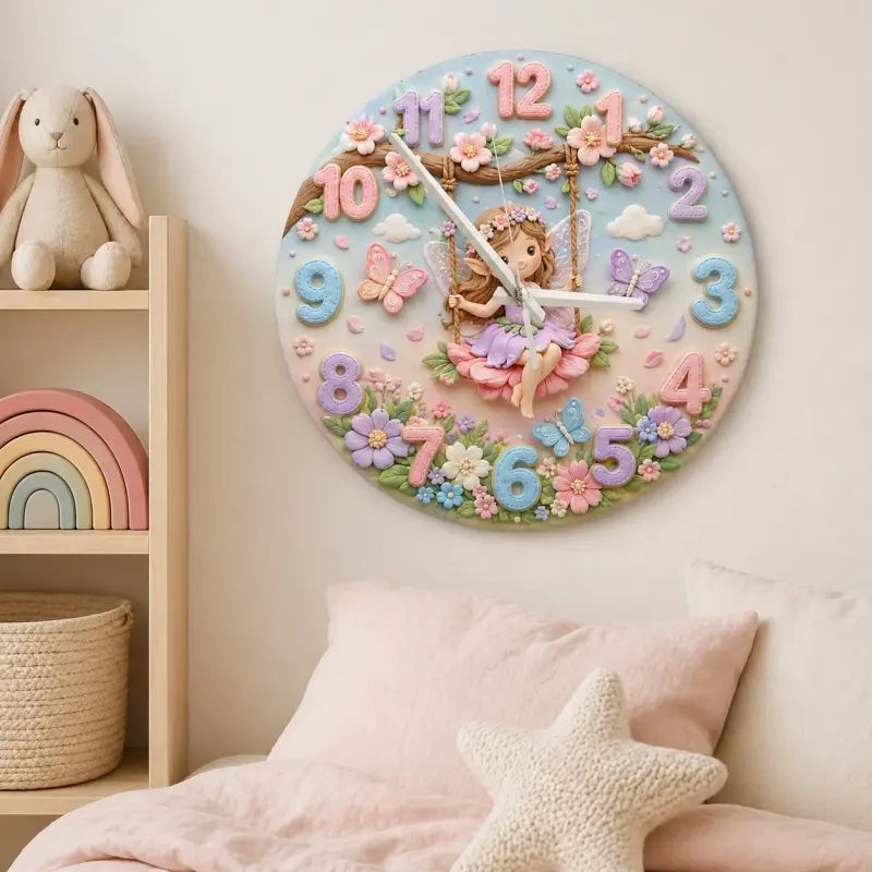 Pastel Floral Butterfly Nursery Decor