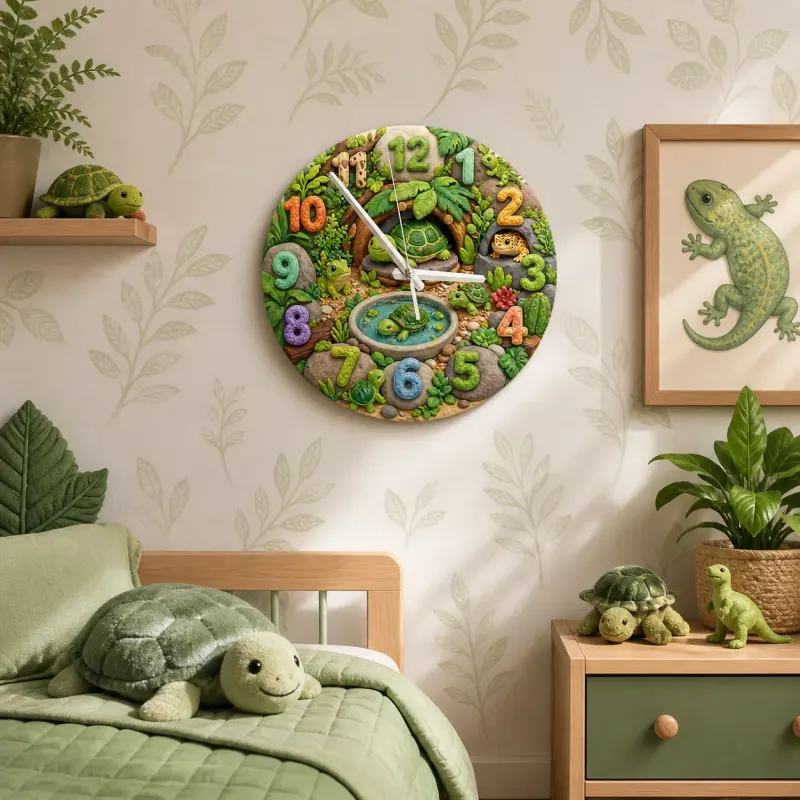 Lush Jungle Reptile Nursery Decor