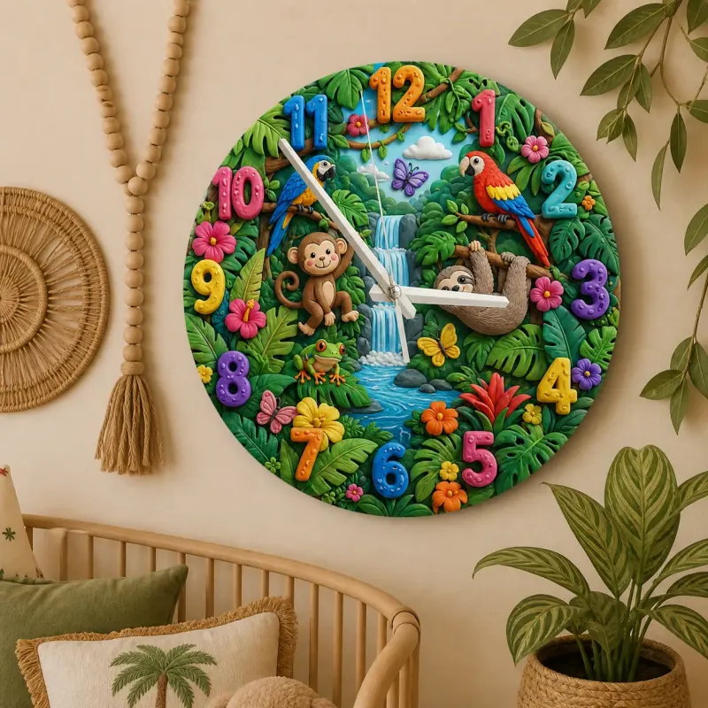 Rainforest Animal Nursery Decor