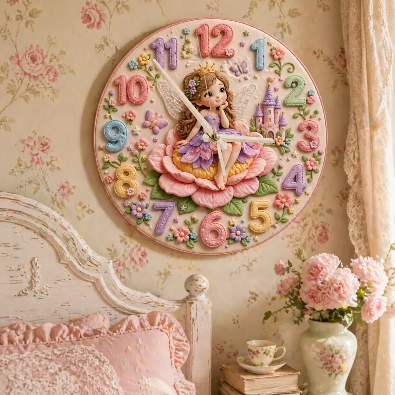 Baby Girl Nursery Gift Keepsake Art