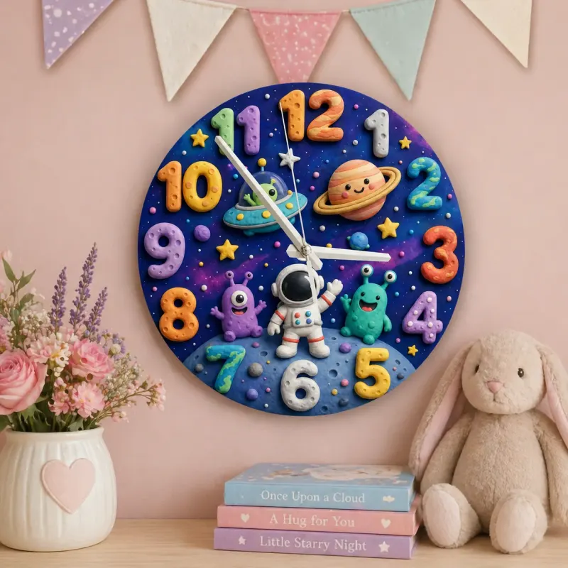 Astronaut Alien Galaxy Nursery Decor