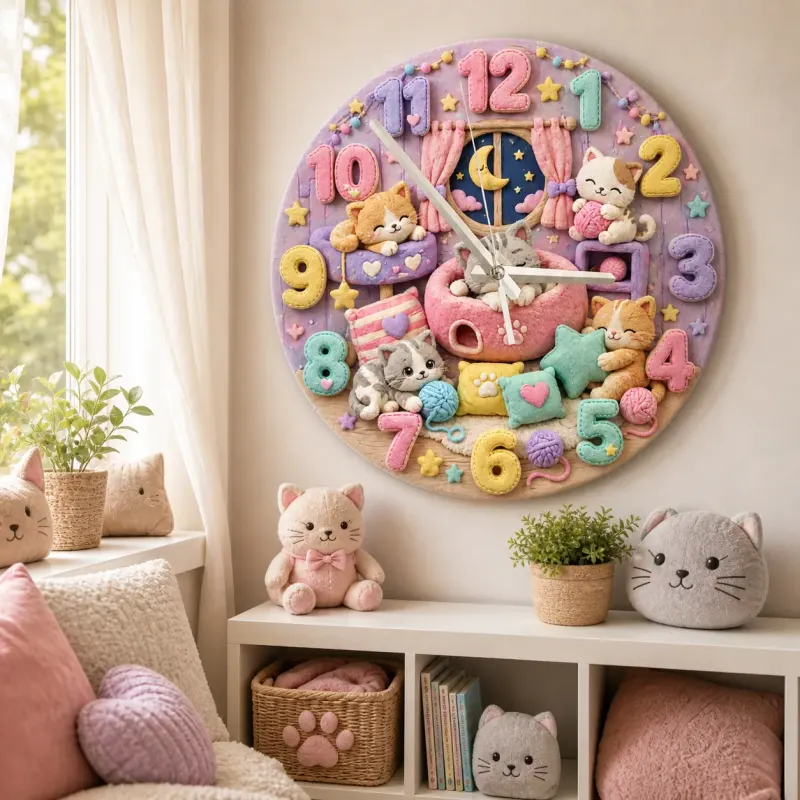 Cozy Cat Theme Nursery Decor
