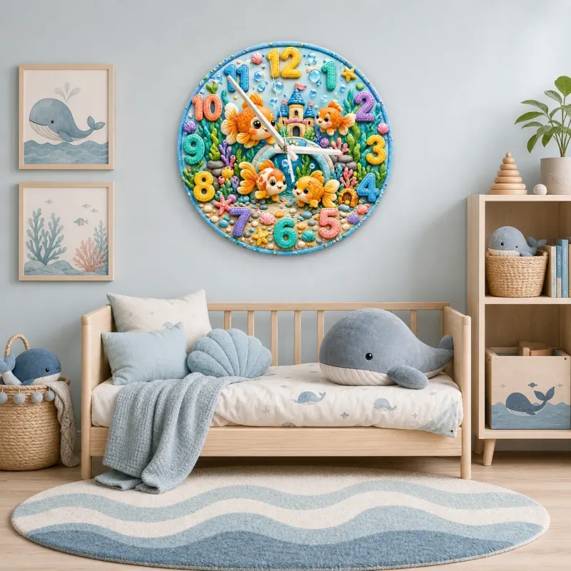 Underwater Sea Life Nursery Decor