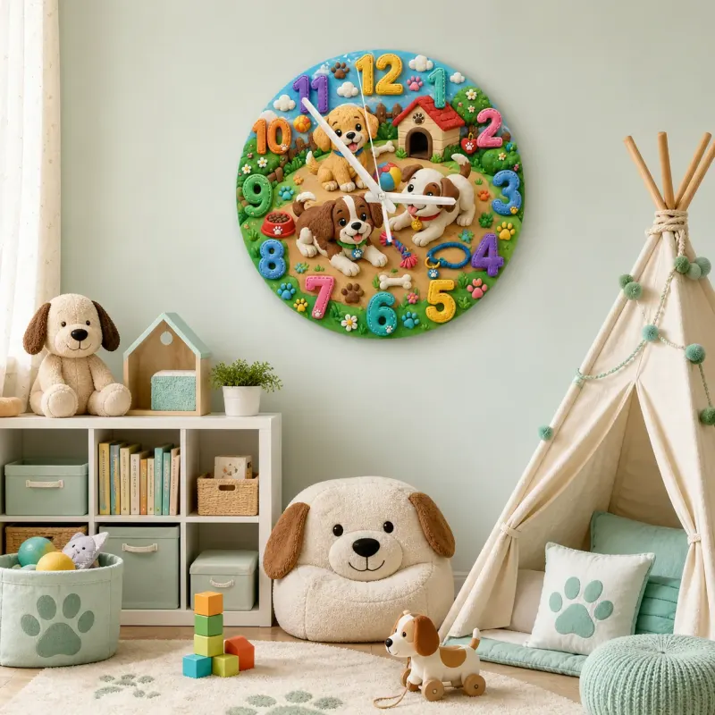Cute Dog Themed Nursery Decor