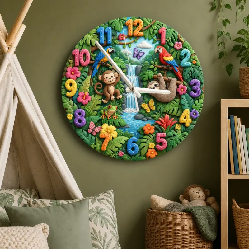 Rainforest Animal Nursery Decor