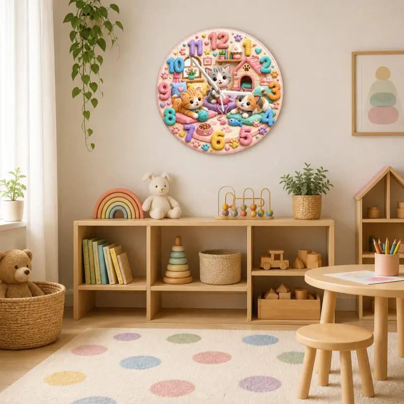 Baby Girl Bedroom Wall Art & Birthday Keepsake