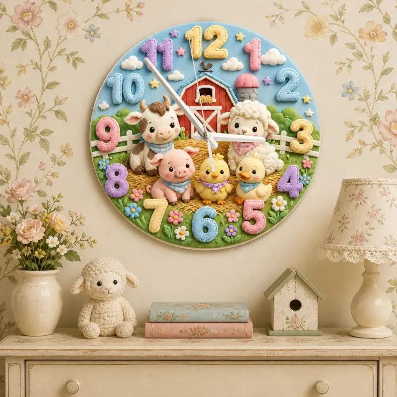 Pastel Barnyard Nursery Decor